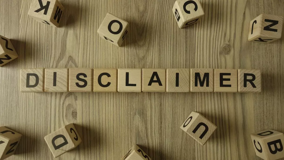 Disclaimer