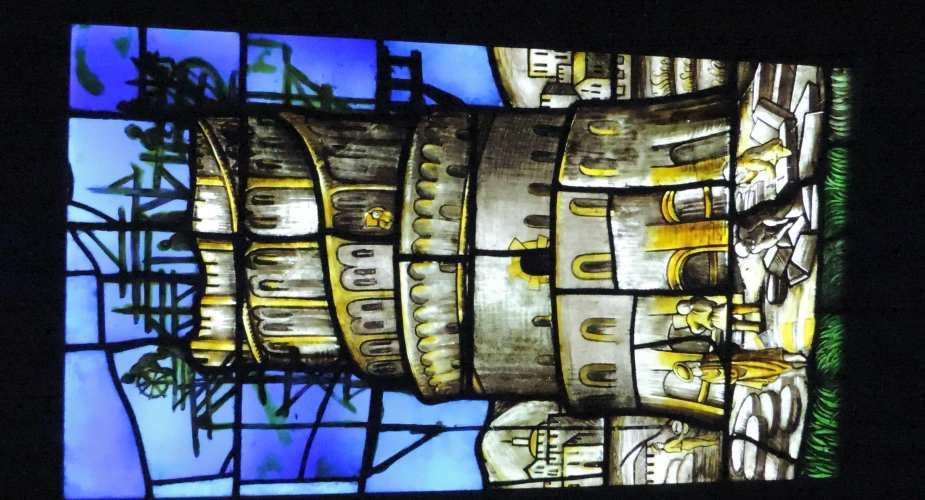 55 stained glass